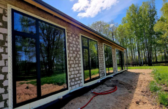 Thermolit langų montavimo termo profiliai montavimui su išnešimu šiltinimo sluoksnyje